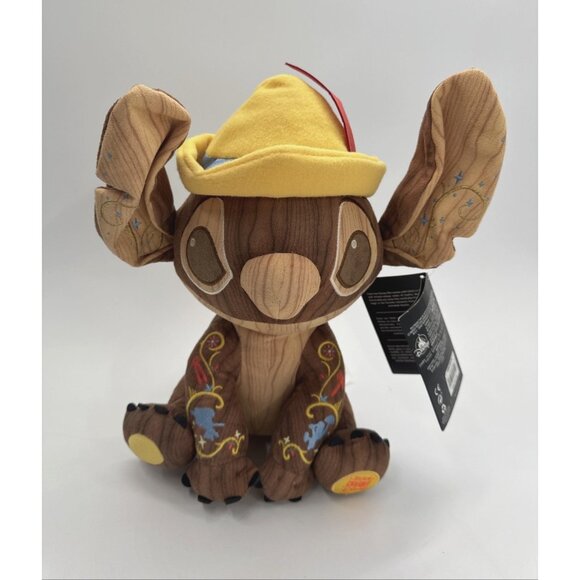 Disney Stitch Crashes Plush Toy Pinocchio with Hat Limited Release 5/12 NEW NWT - Picture 1 of 11